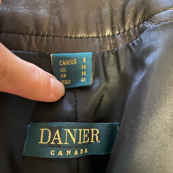 Daniel leather straight leg pants, lined and in immaculate condition - Picture 2 of 2